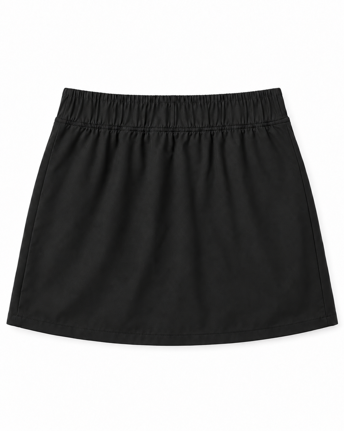 Oysho Light Touch – Gonna corta nera con tasche zip