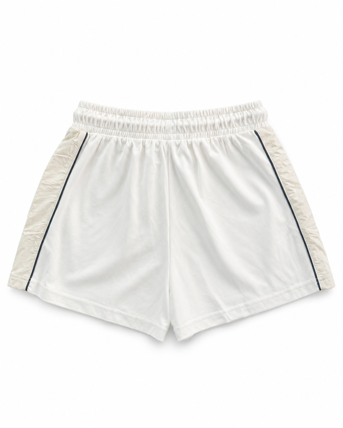 Oysho – Shorts avorio con coulisse e profili a contrasto