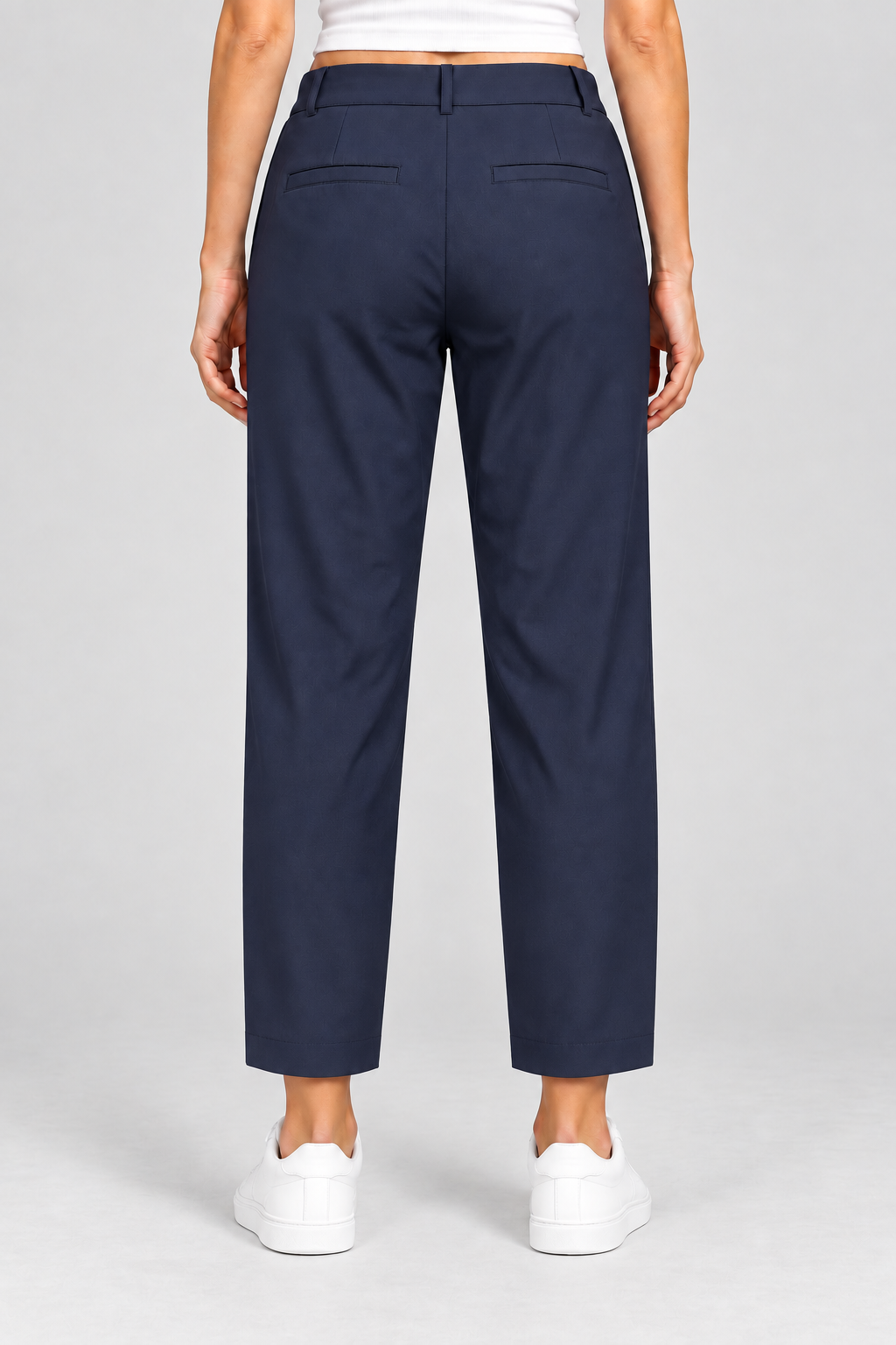 Pantaloni Oysho alla caviglia blu navy