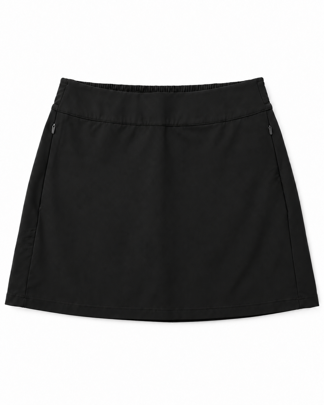 Oysho Light Touch – Gonna corta nera con tasche zip