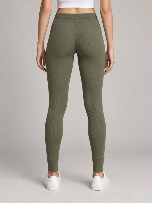Oysho leggins kaki aderenti