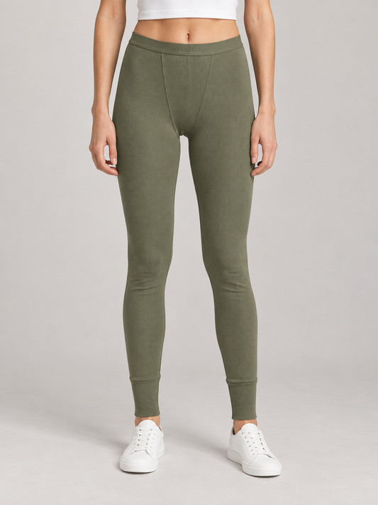 Oysho leggins kaki aderenti