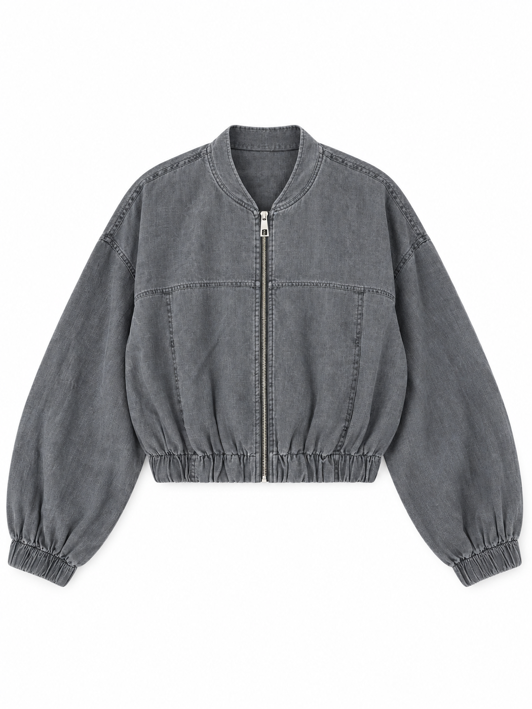 Oysho – Bomber in lino grigio antracite