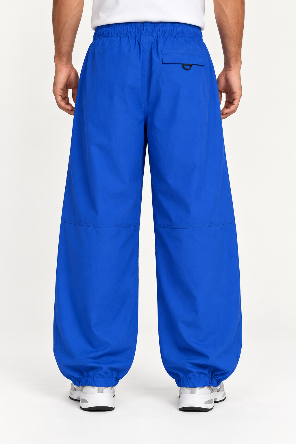 Pantaloni Nike Oversize in Nylon Blu Royal