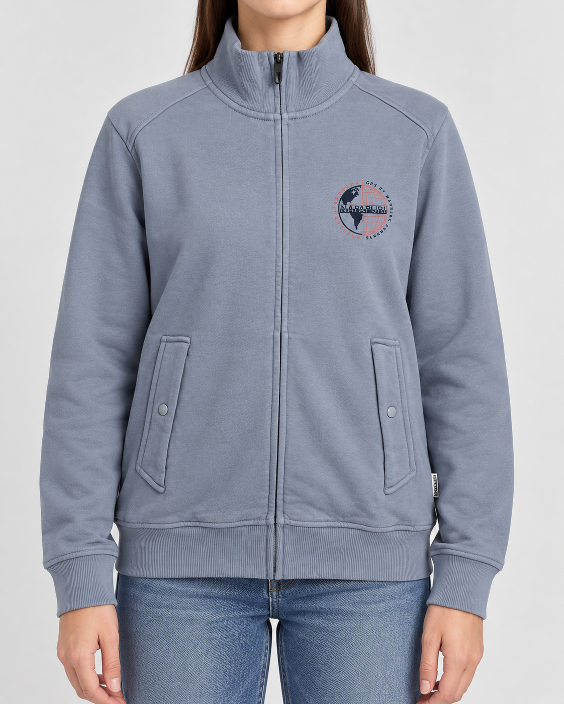 Napapijri Beril FZ – Giacca Regular Fit Grey Owl
