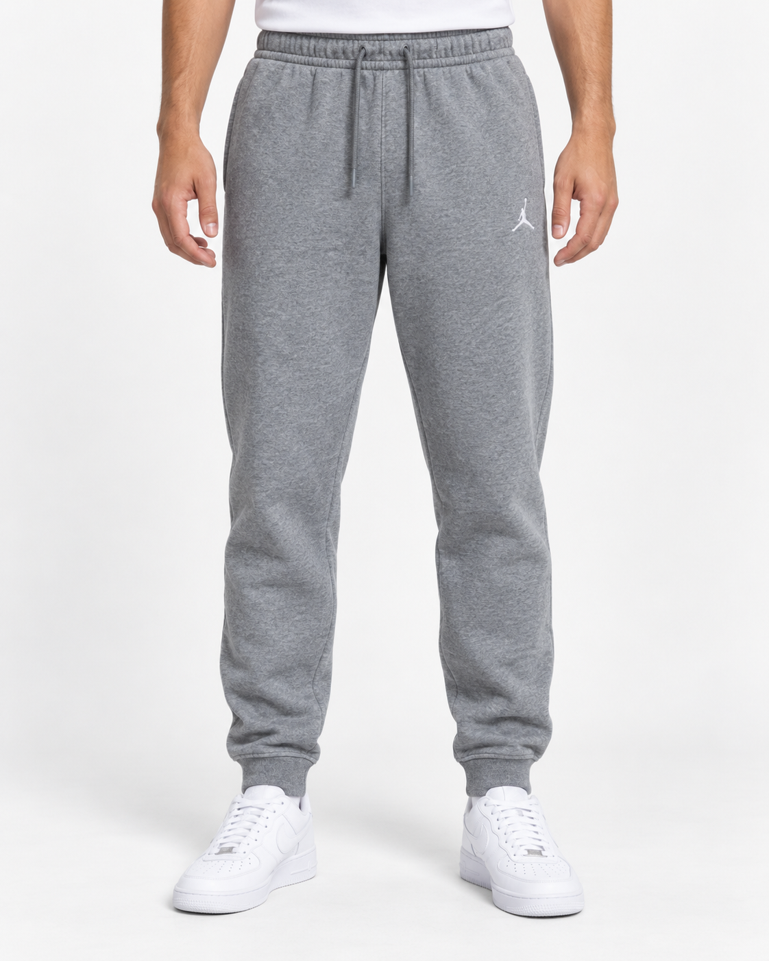 Pantaloni jogger Jordan uomo grigi con logo Jumpman