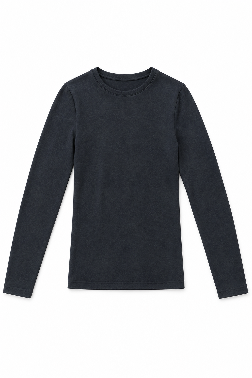 Maglia termica seamless a manica lunga blu antracite